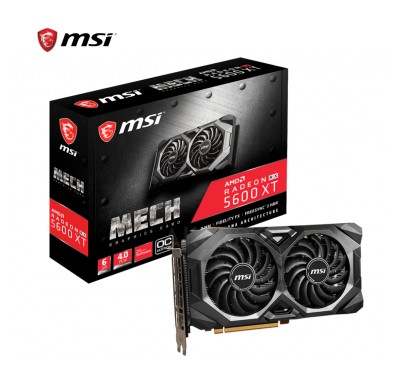 VGA (การ์ดแสดงผล) MSI RADEON RX5600 XT MECH OC  6GB GDDR6 192 BIT 3 + 1Y